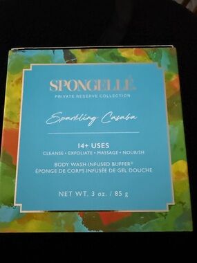 Spongelle sparkling casaba body wash infused buffer